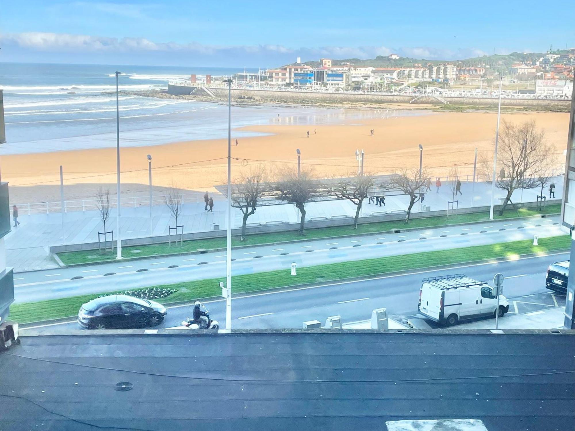 Apartamento San Lorenzo Playa. Vistas Al Mar. Gijon Exterior photo